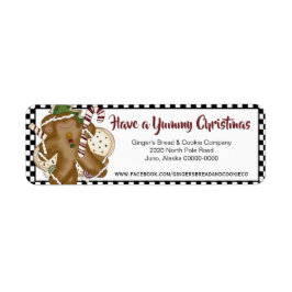 Primitiv adressetikett för återlämnande av Peppark Returadress Etikett