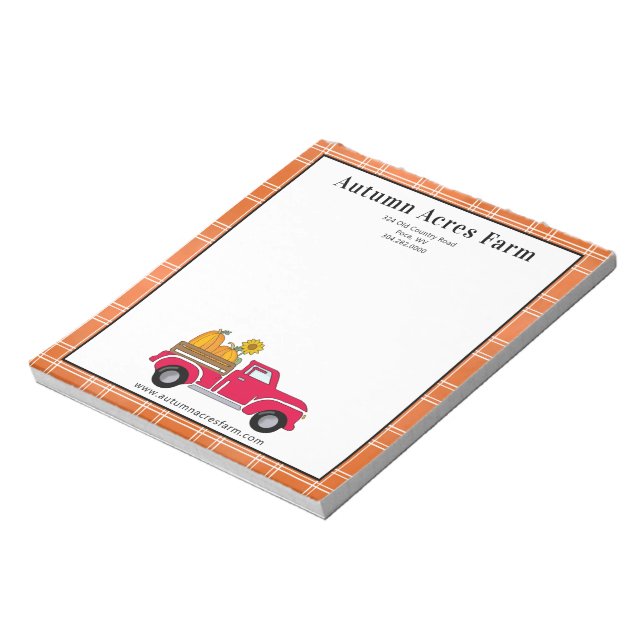 Primitiv Anpassningsbar för höstfälla i Land Anteckningsblock (Roterad)