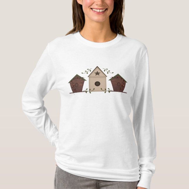 Primitiv Birdhousesskjorta Tee Shirt (Framsida)