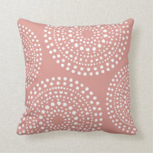 Primitiv Boho Mosaic Mönster Soft Coral