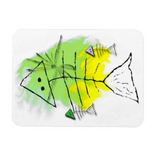 Primitiv fiskmagnet magnet