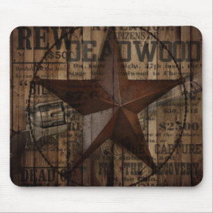 primitiv för Texas för westernt land cowboy Musmatta