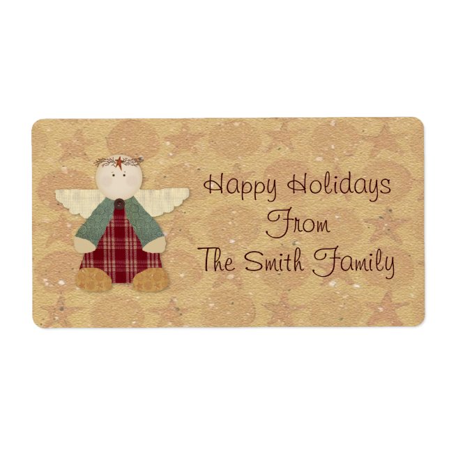 Primitiv geletikett fraktsedel (Framsidan)