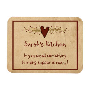 Primitiv Heart Kitchen Magnet