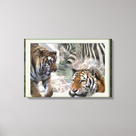 Primitiv hopplös utskrift canvastryck