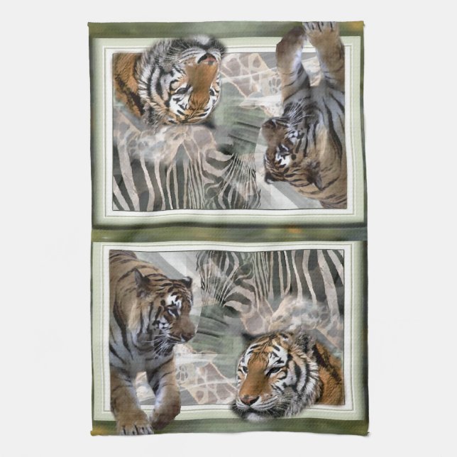 Primitiv hopplös utskrift kökshandduk (Vertikal)