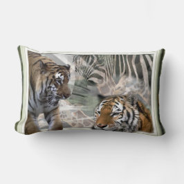 Primitiv hopplös utskrift lumbarkudde