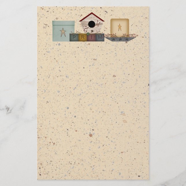 Primitiv insamlingsmall brevpapper (Framsida)