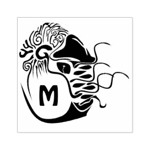 Primitiv kamrat Nautilus Monogram Stämpel