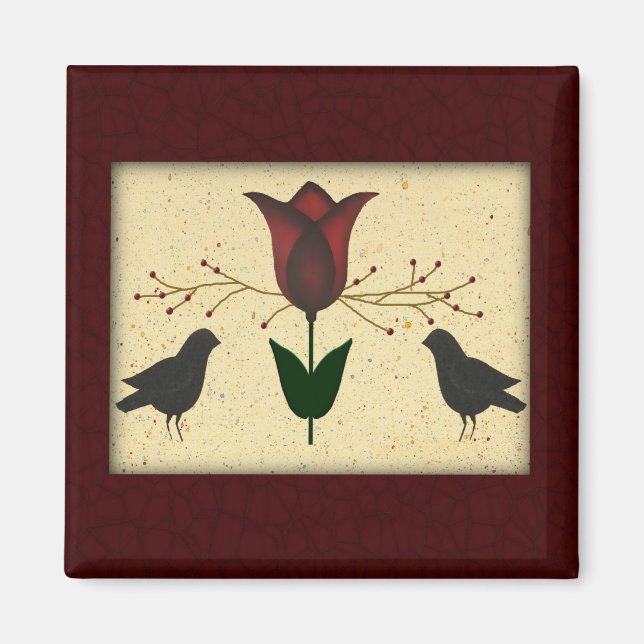 Primitiv konsthamnet magnet (Framsidan)