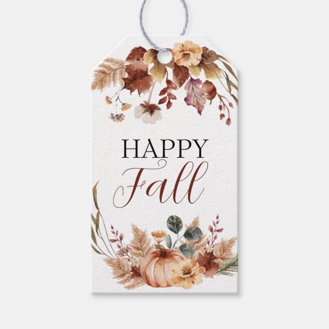 Primitiv kontroll av höstpumpa presentetikett (Framsidan)