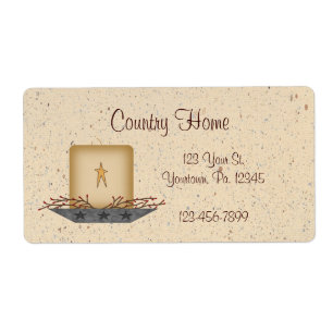 Primitiv ljus-märkning fraktsedel