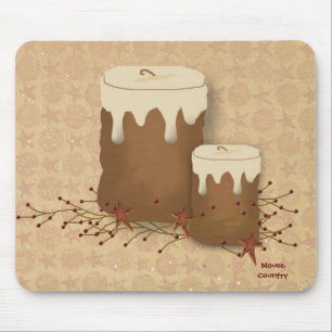 Primitiv ljus Mousepad Musmatta
