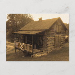 Primitiv logghållning vykort
