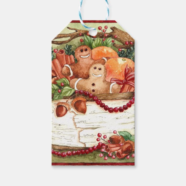 Primitiv Märkre av Basket-gift Presentetikett (Framsidan)