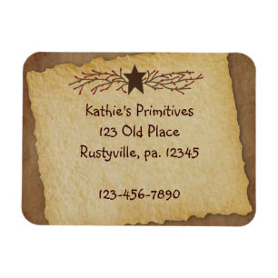 Primitiv Papper Premium Magnet