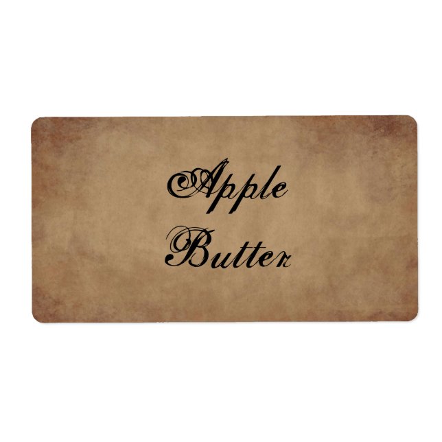 Primitiv produktetikett fraktsedel (Framsidan)