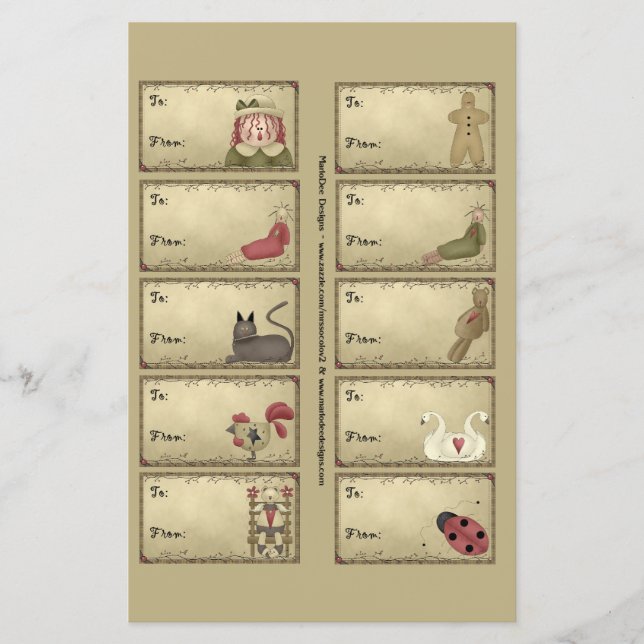 Primitiv Sak Gift-Märkre på Lakan - D5 (Framsida)