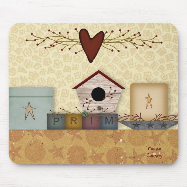 Primitiv samlingsmassla musmatta (Framsidan)