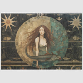 Primitiv Sjöjungfru med fiskarnas kelestiva avoupa