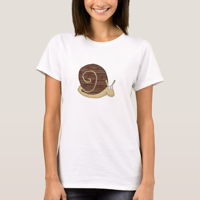 Primitiv Snigelskjorta Tee (Framsida)