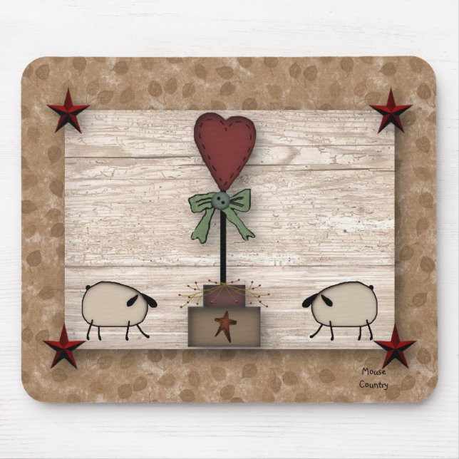 Primitiv topary Mousepad Musmatta (Framsidan)