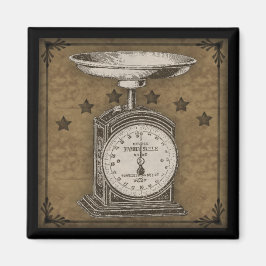 Primitiv Vintage Stil Magnet