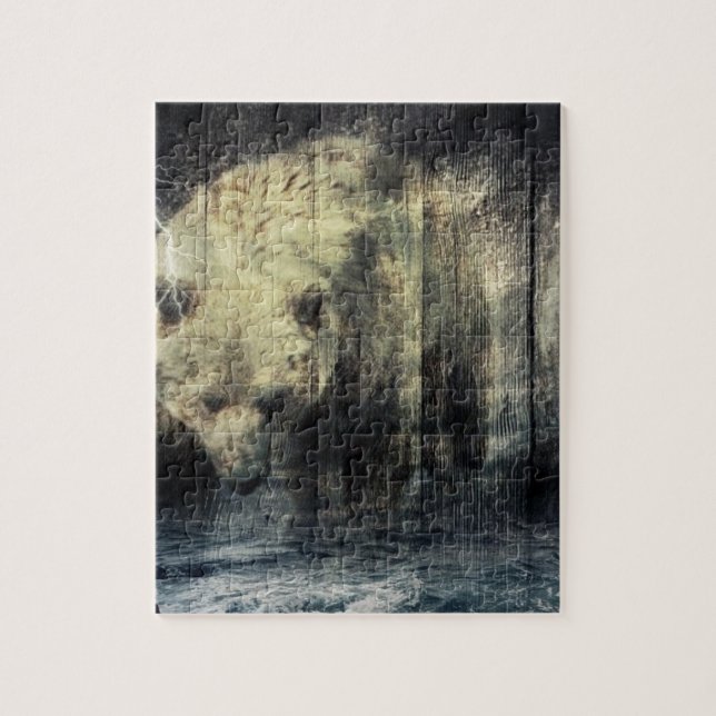 Primitiv western björn för pussel (Vertikal)