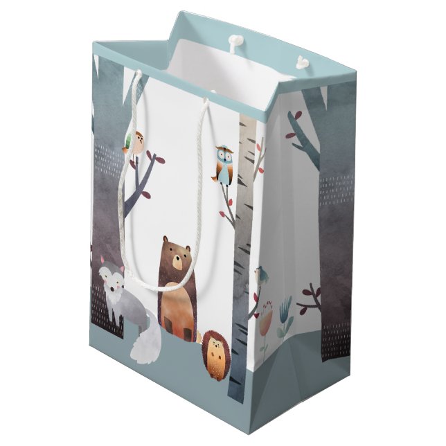 Primitiva fåglar för träd för babyskogsmarkdjur (Baksidan Vinklad)