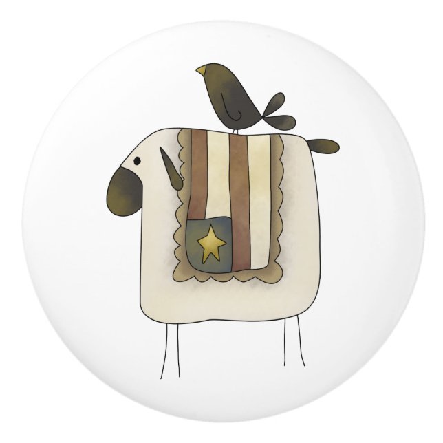 Primitiva gulliga får- och kråkaenhetsknoppar knopp (Framsidan)