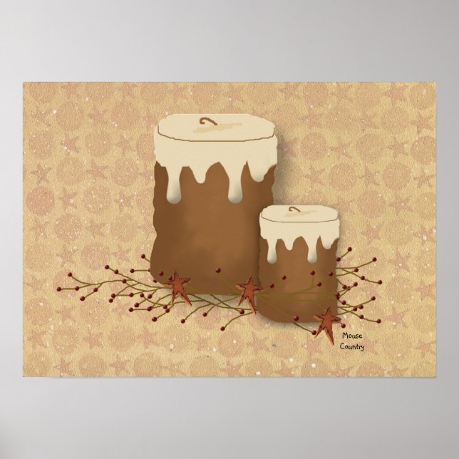 Primitiva ljus Poster (Framsidan)