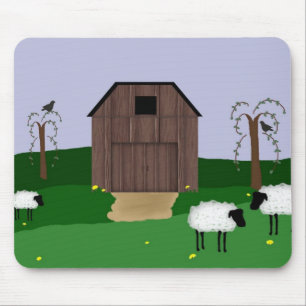 Primitive Barn Mousepad Musmatta