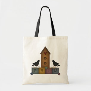 Primitive Birdhouse Bag Tygkasse
