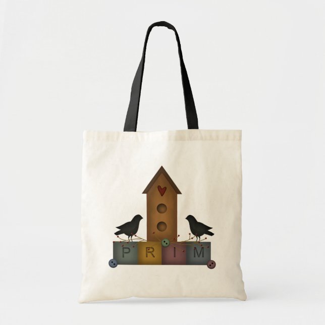 Primitive Birdhouse Bag Tygkasse (Framsidan)