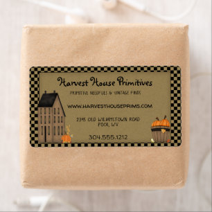 Primitive Harvest Rustic Land Anpassningsbar Fraktsedel