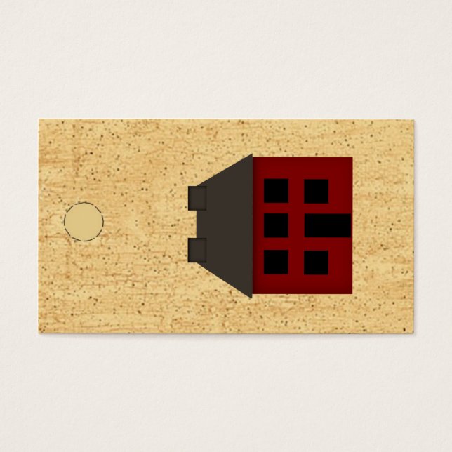 Primitive House-hängare, Märkre Visitkort (Framsidan)