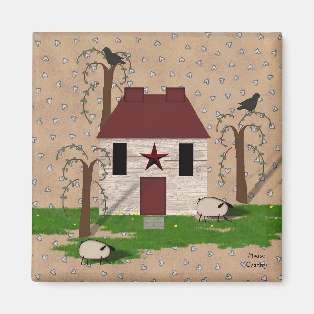 Primitive House Magnet (Framsidan)