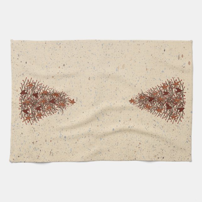 Primitive Julgran Kitchen Towel Kökshandduk (Horisontell)