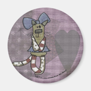 Primitive Kattunge Magnet