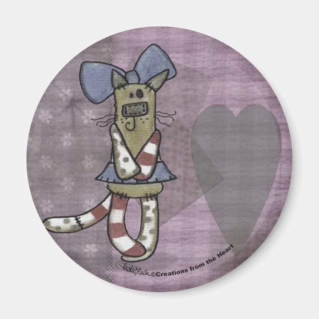 Primitive Kattunge Magnet (Framsidan)