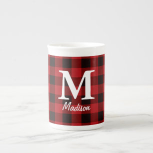 Primitive land lumberjack Red buffalo plaid Benporslin Mugg