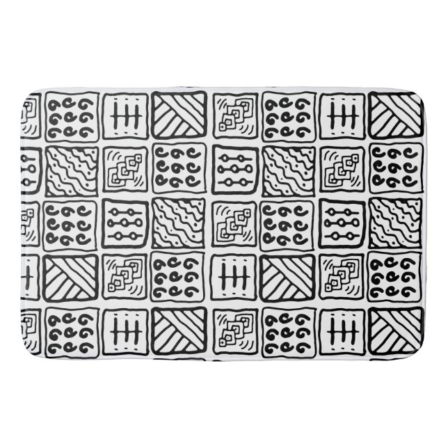 Primitive Mönster Badrumsmatta (Framsidan)