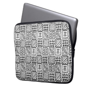 Primitive Mönster Laptop Fodral