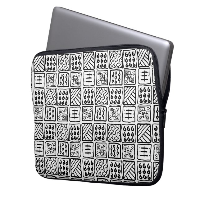 Primitive Mönster Laptop Fodral (Framsidan Vänster)