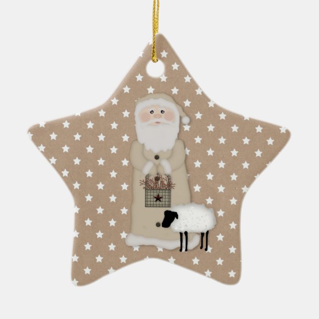 Primitive Santa Ornament (Framsidan)