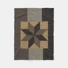 "Primitive Stil" Fleece Blanket