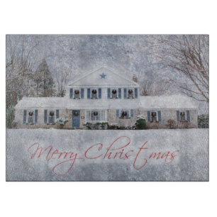 Primitive Winter Snö Land Rustic Open House