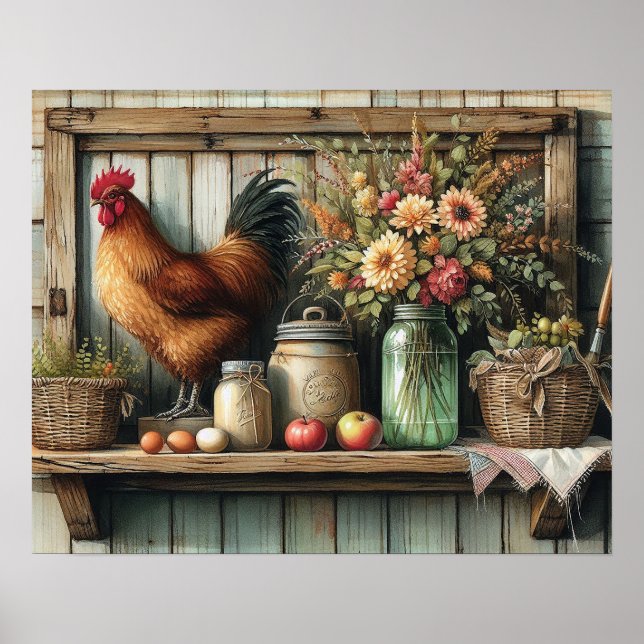 Primitive Wood Land Shelf 1 Poster (Framsidan)