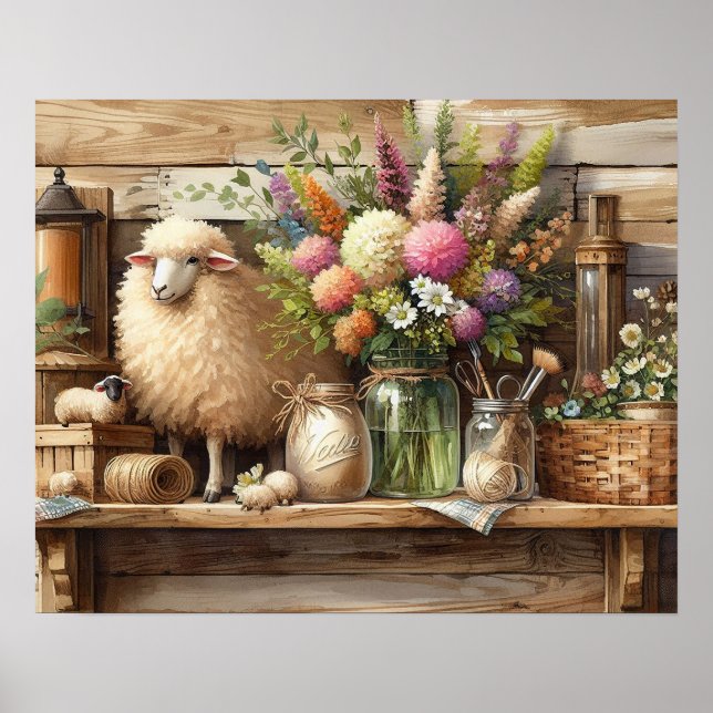 Primitive Wood Land Shelf 3 Poster (Framsidan)