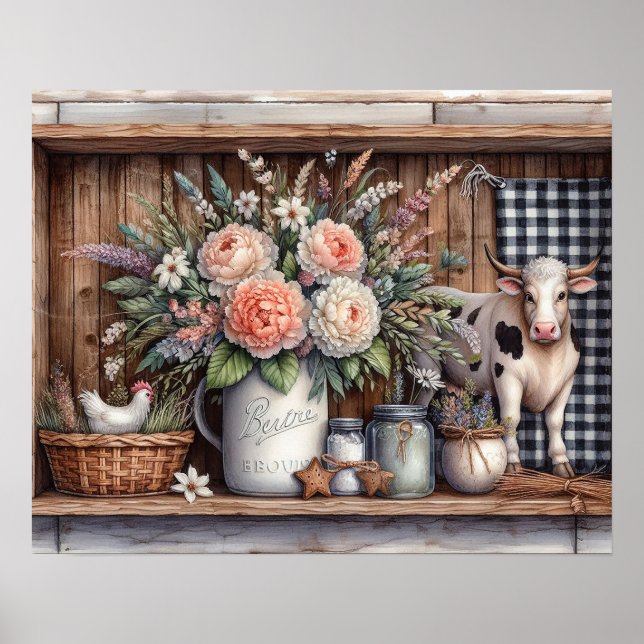 Primitive Wood Land Shelf 5 Poster (Framsidan)